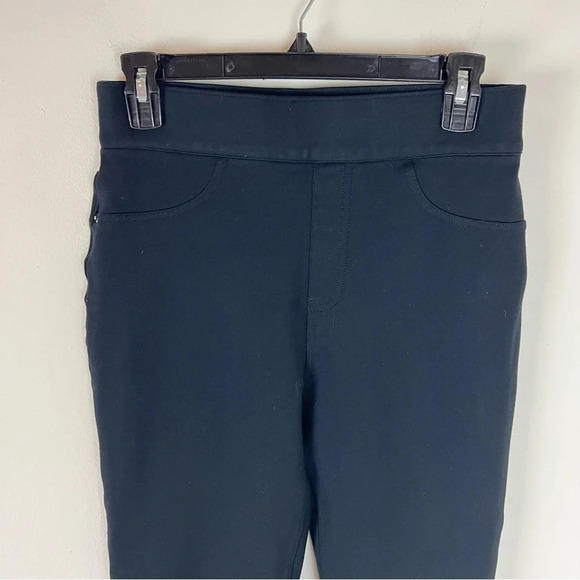 Spanx Jean-ish Twill Jegging Legging in Solid Very Black Size M - Picture 3 of 8